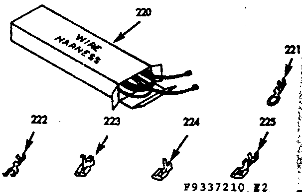 Kenmore 1039337210 optional equipment diagram