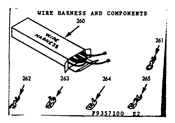 Kenmore 1039357120 optional equipment diagram
