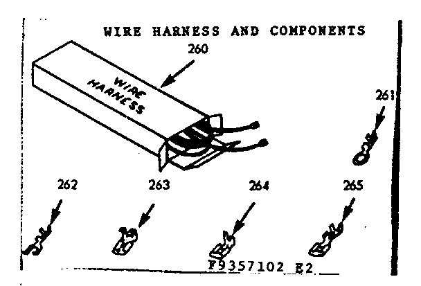 Kenmore 1039357142 optional equipment diagram