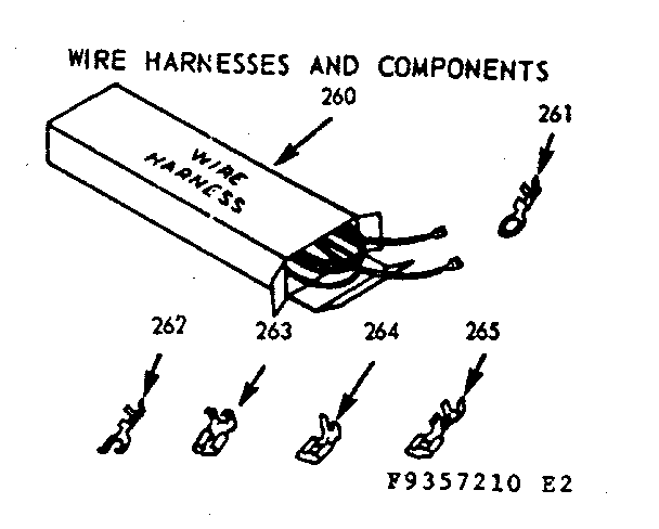 Kenmore 1039357210 optional equipment diagram