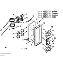 Kenmore 1039727220 control panel section diagram