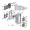 Kenmore 1039737120 control panel section diagram