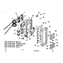 Kenmore 1039767210 control panel section diagram