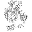 Kenmore 1039857240 upper body section diagram
