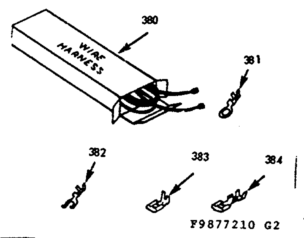 Kenmore 1039877260 optional equipment diagram