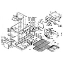 Kenmore 1553567200 oven parts list diagram