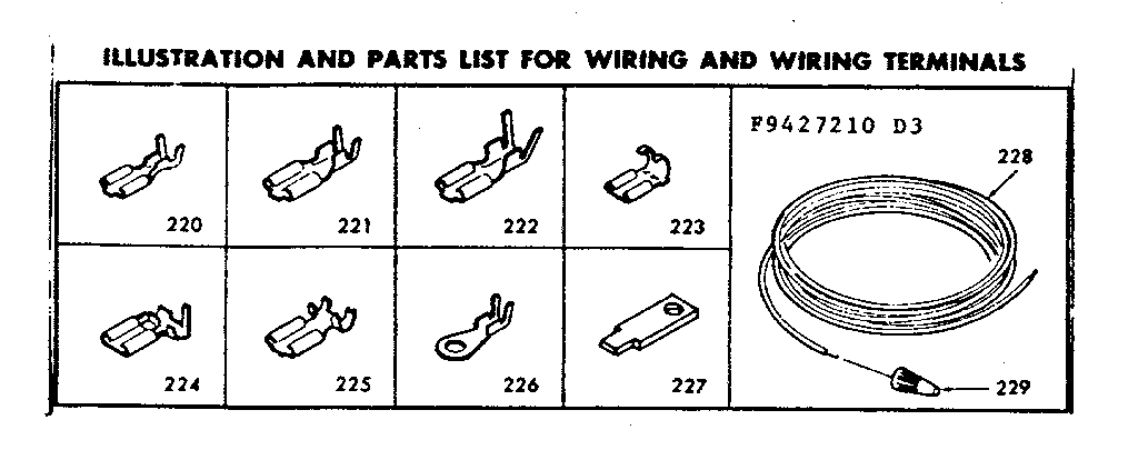 Kenmore 6289427220 wiring & wiring terminals diagram