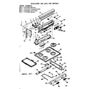 Kenmore 6477147140 backguard and main top section diagram