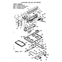 Kenmore 6477147160 backguard and main top section diagram