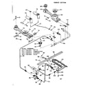 Kenmore 6477167041 burner section diagram
