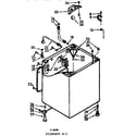 Kenmore 1107105623 cabinet parts diagram