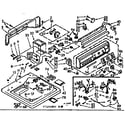 Kenmore 1107104801 top and console assembly diagram