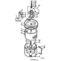 Kenmore 1107105903 tub and basket assembly diagram