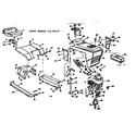 Craftsman 13196417 grill and seat assembly diagram