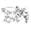 Craftsman 13196467 grill and seat assembly diagram