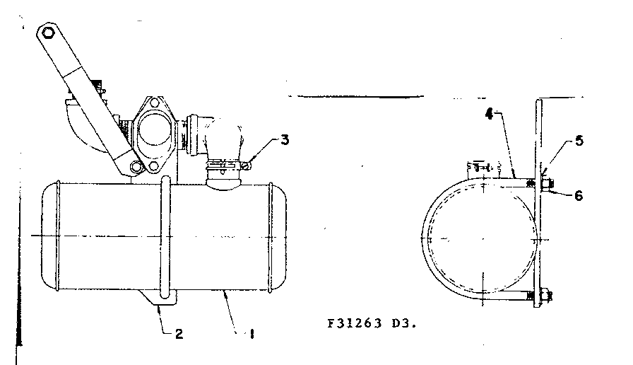 Craftsman 58031263 muffler assembly diagram