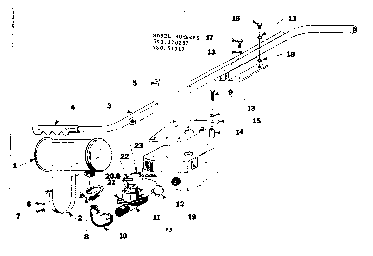 Craftsman 58051517 muffler assembly diagram