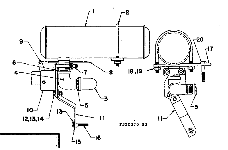 Craftsman 580320370 muffler assembly diagram