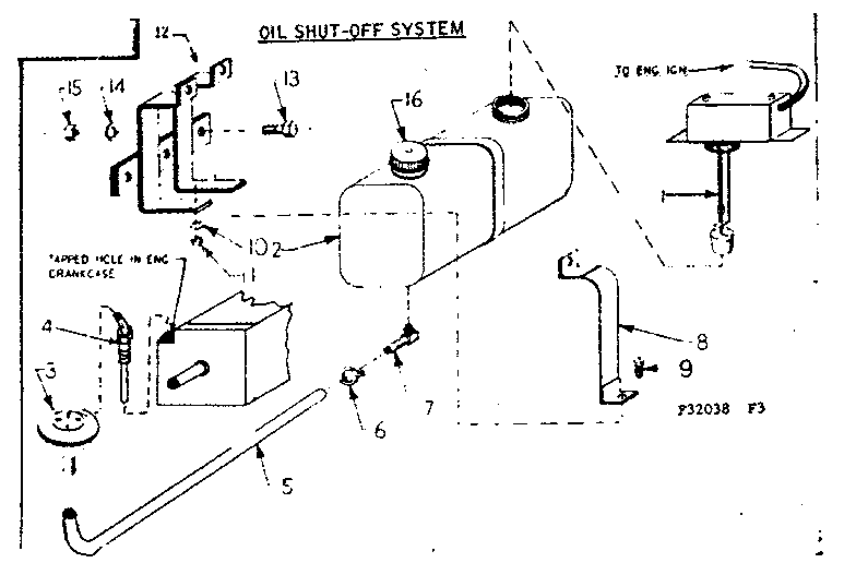 Craftsman 580320380 oil shut-off system diagram