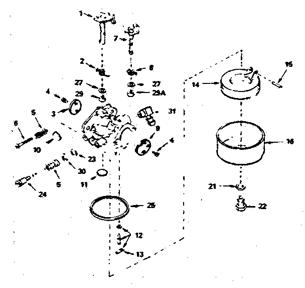 Craftsman 502255644 carburetor no. 632422 diagram