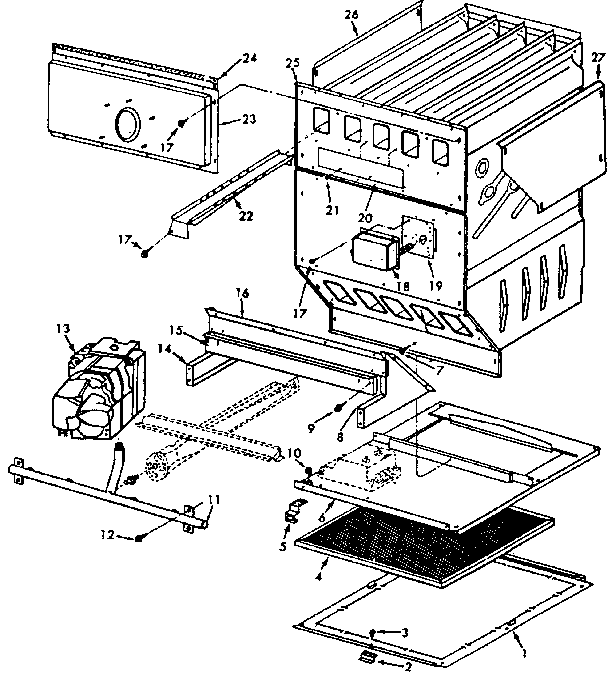 Kenmore 867762321 heat exchanger diagram