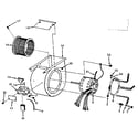 Kenmore 867762321 blower assembly diagram