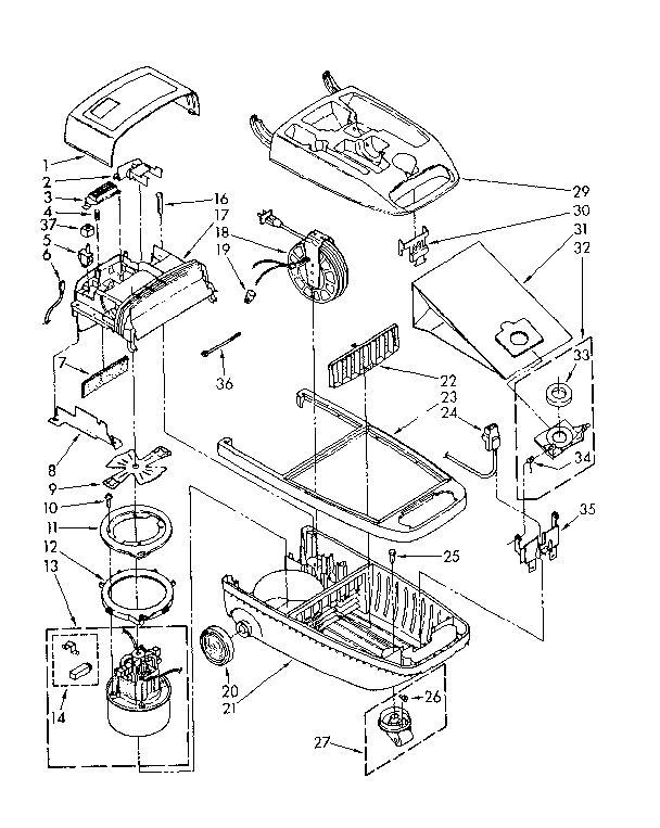 Kenmore 1162435085 base assembly diagram
