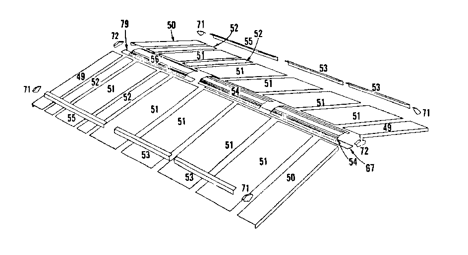 Kenmore 14368827 roof assembly diagram