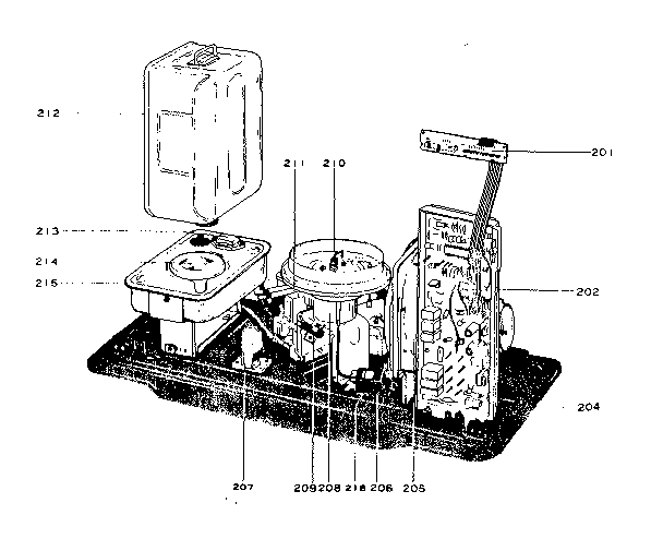 Comfort Glow PHS/D interior assembly diagram