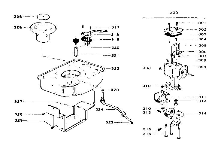 Comfort Glow PHS/D fuel system diagram