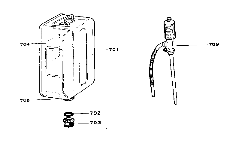 Comfort Glow PHS/D fuel tank diagram