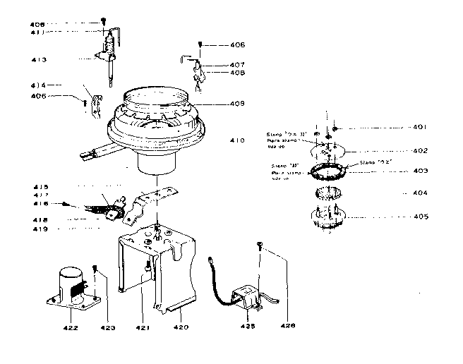 Comfort Glow PHS/S pot assembly diagram