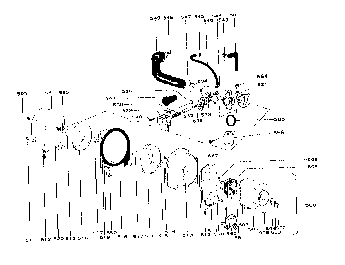 Comfort Glow PHS/S combustion blower assembly, air bracket and solenoid diagram