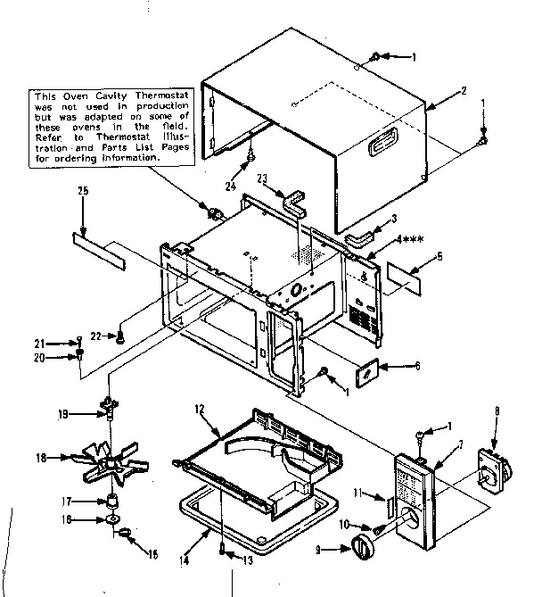 Kenmore 5648728610 cabinet and control panel diagram