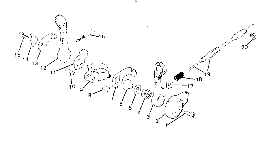 Sears 502472420 shifter diagram