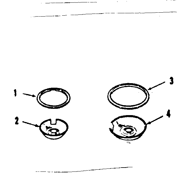 Kenmore 9116348413 optional porcelain pan and chrome ring diagram