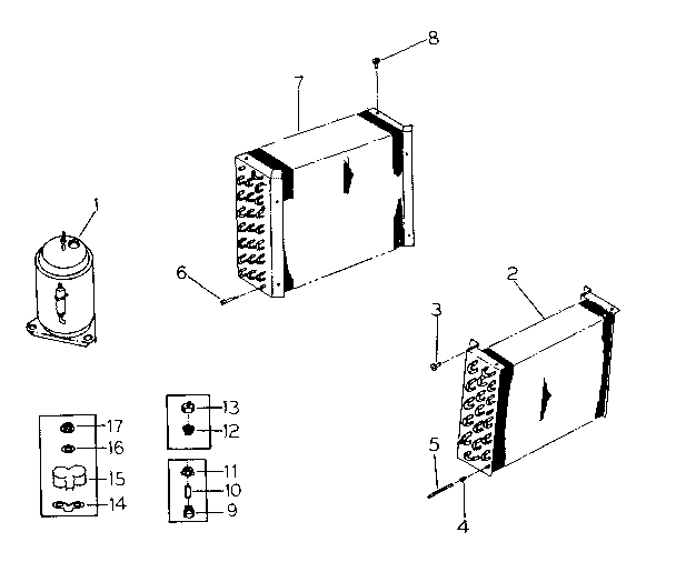 Kenmore 2538751291 unit parts diagram
