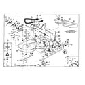 Craftsman 13454 32" side discharge mower deck diagram