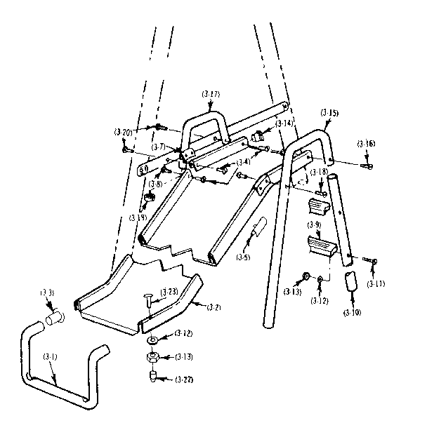 Sears 70172049-0 slide assembly diagram