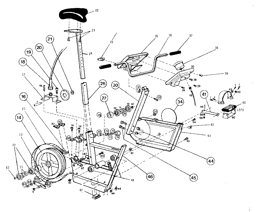 West Bend 7200 frame assembly diagram