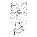 Kenmore 11084417700 machine base parts diagram