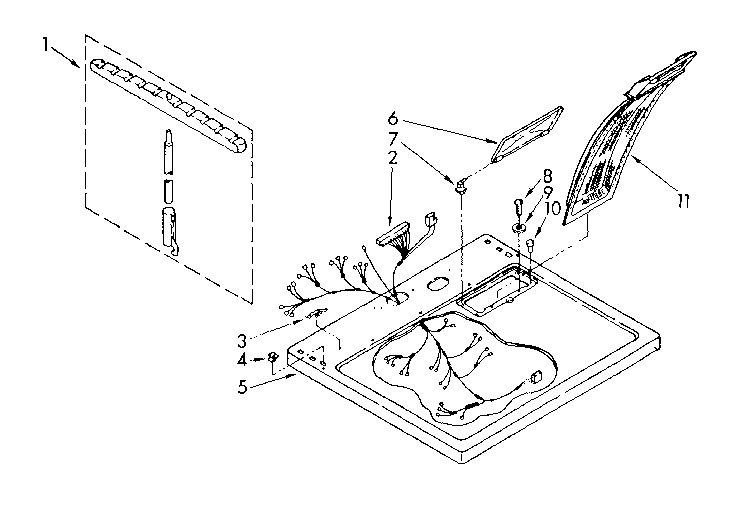 Kenmore 11087694300 limited edition dryer top parts diagram