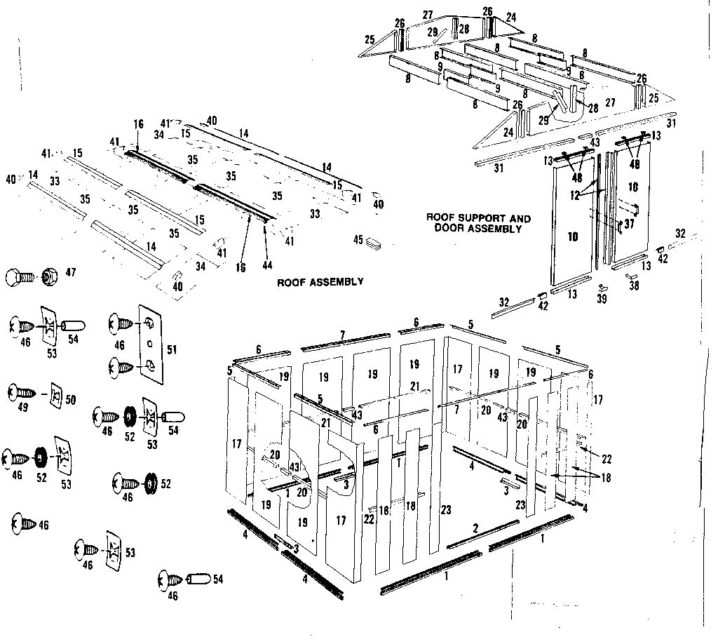 Sears 69668839 replacement parts diagram