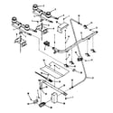 Kenmore 9117278510 burner section diagram