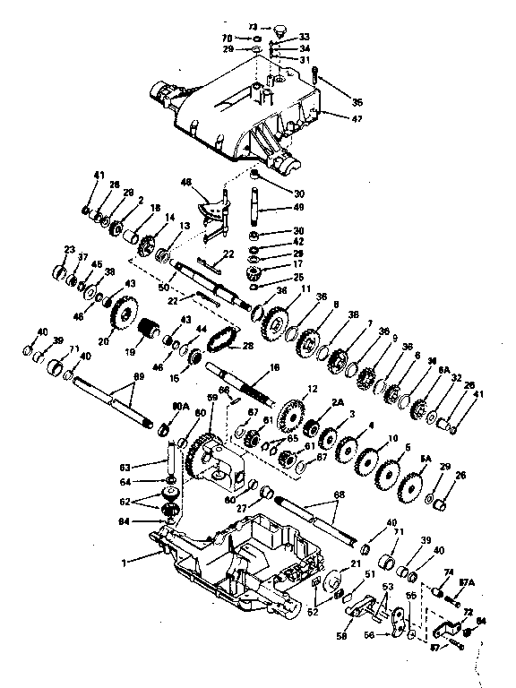Craftsman 143844 replacement parts diagram