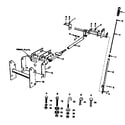 Craftsman 486254040 lift mechanism - model number 486.254040 diagram