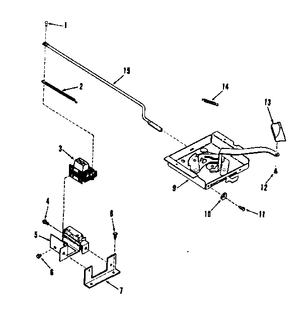 Kenmore 9114558690 power lock section diagram