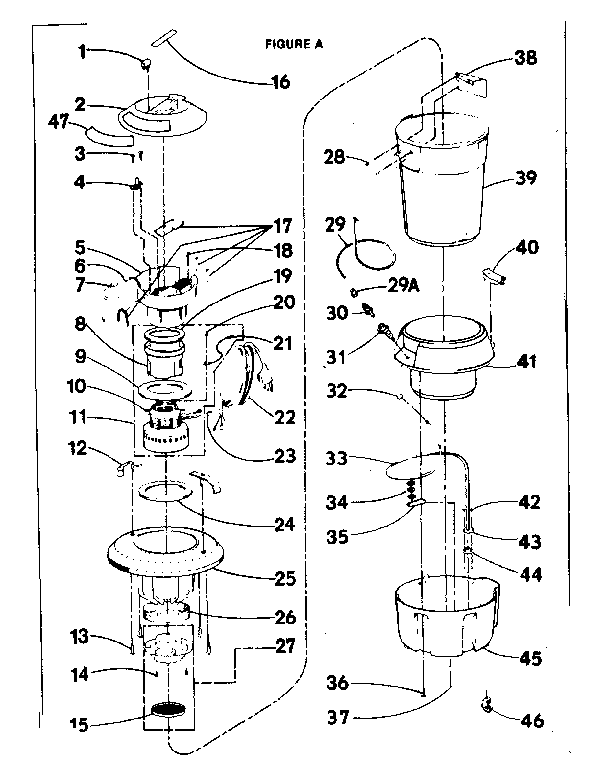 Kenmore 1758535180 base assembly diagram