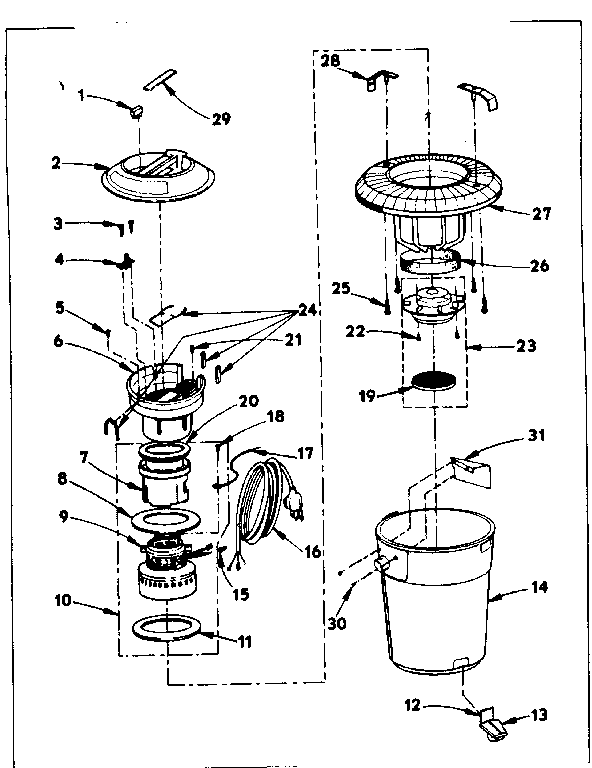 Kenmore 1758515180 base assembly diagram