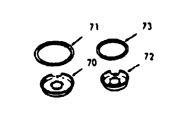 Kenmore 9114368214 optional porcelain pan and chrome ring kit 8067121 diagram